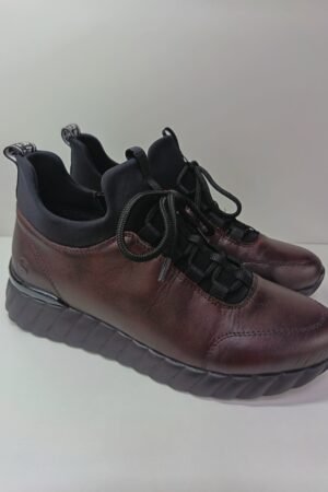 ZAPATILLA DEPORTIVA MUJER EN PIEL REMONTE