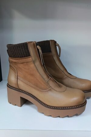 BOTA MUJER PLATAFORMA EN PIEL DESIREE