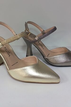 ZAPATO MUJER VESTIR CEREMONIA CON ADORNO BRILLO