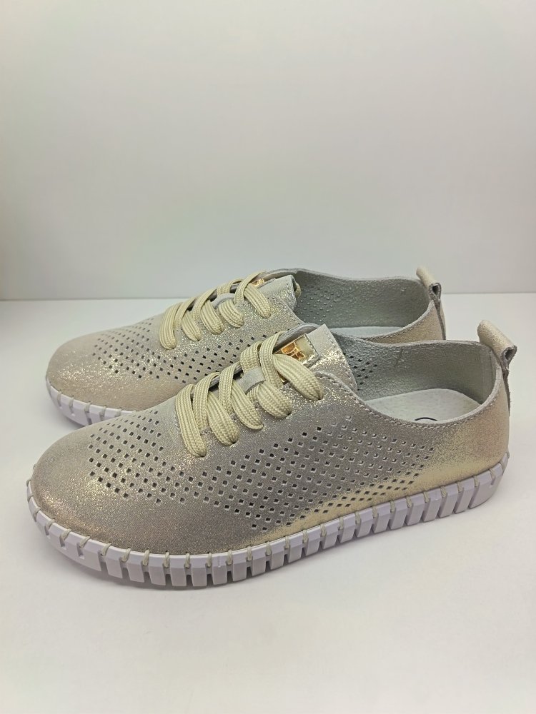 DEPORTIVA MUJER CALADA LIGERA Y FLEXIBLE DE PIEL - Image 3