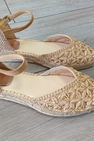 ALPARGATA PLANA ATADA RAFIA MARCA SALVI