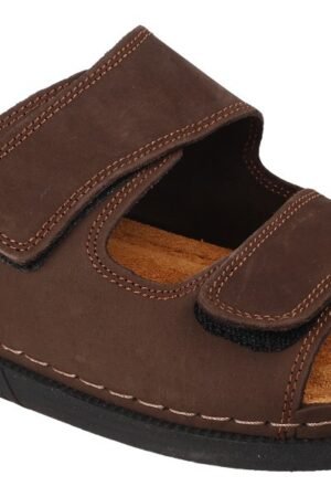 SANDALIA PALA PARA HOMBRE CON VELCROS Y PIEL