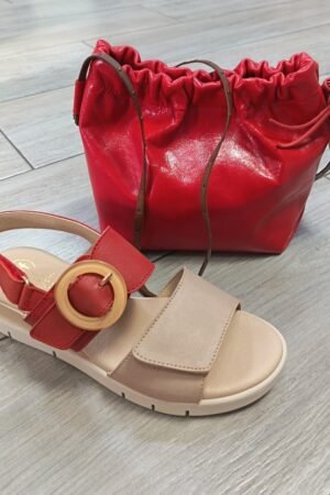 SANDALIA MUJER CONFORTABLE CIERRE VELCROS