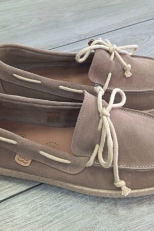 ZAPATILLA TIPO NAUTICO EN PIEL PARA HOMBRE